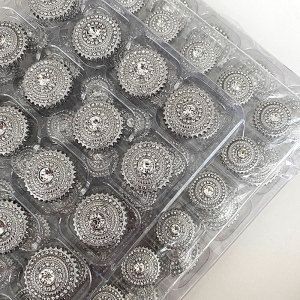 20MM  round golden silver  snap buttons