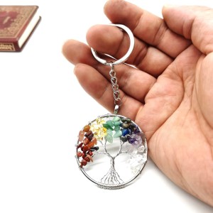 Natural stone Handmade tree root tree of life pendant key pendant keychain jewelry bag pendant