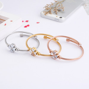 Shell Heart Stainless Steel Bracelet love