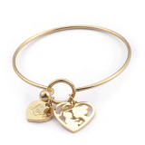 stainless steel bracelet love love mother's day gift