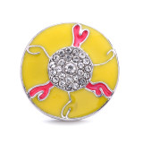 20MM  design Rhinestone  Metal snap buttons