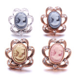 20MM  design Rhinestone  Metal snap buttons