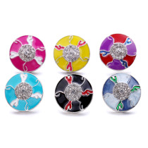 20MM  design Rhinestone  Metal snap buttons