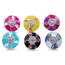 20MM  design Rhinestone  Metal snap buttons