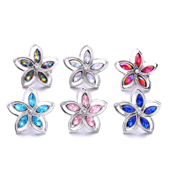 20MM  design Rhinestone  Metal snap buttons