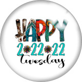20MM MOM love MAMA  Print  glass snaps buttons