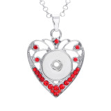 lOVE  Necklace 80CM chain Colorful  metal  fit 20MM chunks snap button jewelry