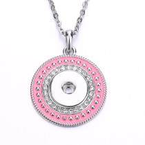 Necklace 80CM chain  metal  fit 20MM chunks snap button jewelry
