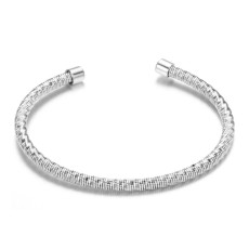 Stainless Steel Adjustable Bracelet Cable Cord Open Bracelet