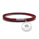 milan rope bracelet couple buckle double layer fit18&20MM  snaps jewelry