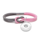 Concentric knot Milanese rope bracelet personality color fit18&20MM  snaps jewelry