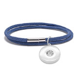 milan rope bracelet couple buckle double layer fit18&20MM  snaps jewelry