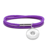 milan rope bracelet couple buckle double layer fit18&20MM  snaps jewelry