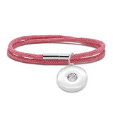 milan rope bracelet couple buckle double layer fit18&20MM  snaps jewelry