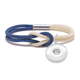 Concentric knot Milanese rope bracelet personality color fit18&20MM  snaps jewelry