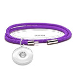 milan rope bracelet couple buckle double layer fit18&20MM  snaps jewelry