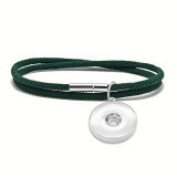 milan rope bracelet couple buckle double layer fit18&20MM  snaps jewelry