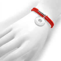 milan rope bracelet couple buckle double layer fit18&20MM  snaps jewelry