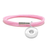 milan rope bracelet couple buckle double layer fit18&20MM  snaps jewelry
