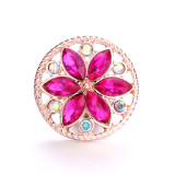20MM  design Rhinestone  Metal snap buttons