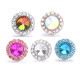 20MM  design Rhinestone  Metal snap buttons