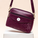 Fresh Print Shoulder Bag Waterproof Crossbody Messenger Bag fit 18mm snap button jewelry