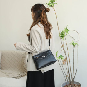 new crossbody shoulder bag large capacity soft leather fit 18mm snap button jewelry