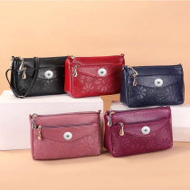 Flower Crossbody Shoulder Bag Ladies Armpit Small Satchel fit 18mm snap button jewelry
