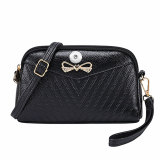 Mini small satchel popular plaid messenger bag simple shoulder hand grab coin purse fit 18mm snap button jewelry