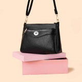 new crossbody shoulder bag large capacity soft leather fit 18mm snap button jewelry