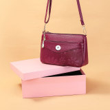 Flower Crossbody Shoulder Bag Ladies Armpit Small Satchel fit 18mm snap button jewelry