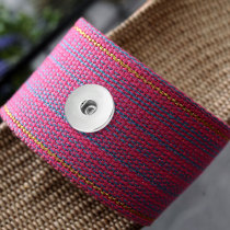 linen slippers non-slip summer home mute fit18&20MM  snaps jewelry