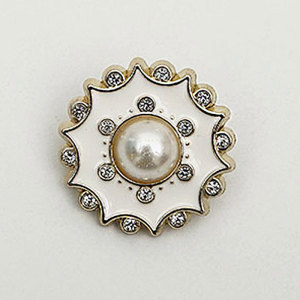 20MM pearl enamel metal  snap buttons