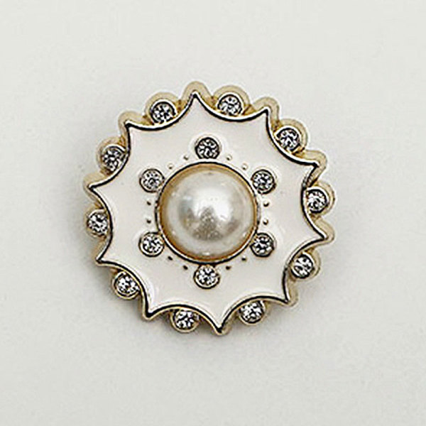 20MM pearl enamel metal  snap buttons