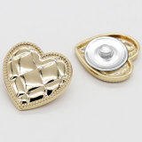 23MM Curved love   metal  snap buttons