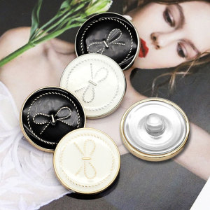 20MM round bow enamel metal  snap buttons