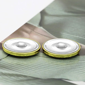 20MM Zebra Gold metal  snap buttons