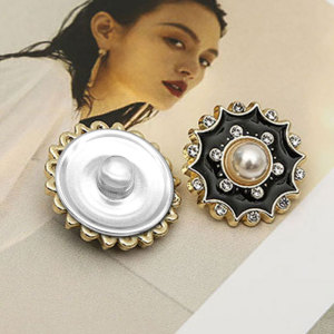 20MM pearl enamel metal  snap buttons