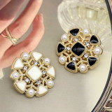 20MM pearl flower metal  snap buttons