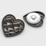 23MM Curved love   metal  snap buttons