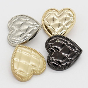 23MM Curved love   metal  snap buttons