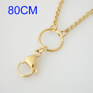 80CM Stainless steel  chain fit all jewelry