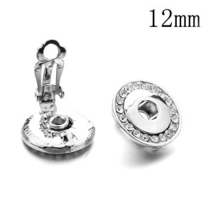 Alloy Earrings charms fit  12MM snap button jewelry