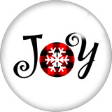 20MM Halloween Snowman glass snaps buttons