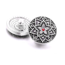20MM  Rhinestones   design  Metal snap buttons