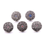20MM  Rhinestones   design  Metal snap buttons