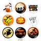 20MM Halloween Print glass snaps buttons
