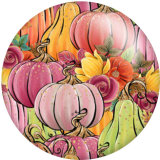 20MM Flower Colorful glass snaps buttons