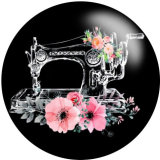 20MM sewing machine Flower glass snaps buttons