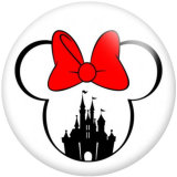 20MM Cartoon  glass snaps buttons